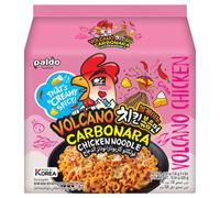 paldo Volcano Carbonara Chicken Noodle 130g (4 pack)