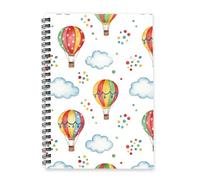 Pale Blue Clouds Diary 2026 A5 To Do List Notebook Personal Diary Planner for Men 2026 Planner and Journal for Wedding Week To View Monthly Year with Dotted Line Note Page Slim