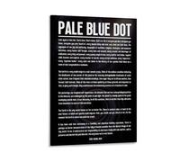 Pale Blue Dot Space Poster Office Room Decor Cosmic Starry Sky Wall Art Posters for Wall Decoration 08x12inch(20x30cm)