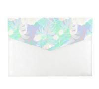 Pale Blue Highlights Folders, Pocket Folders, Plastic Wallets A4 Folder, Office Storage A4 Wallets, Plastic File with Snap Button, Pockets for School Office Home Travel