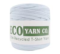 Pale Blue Recycled Cotton Jersey T-Shirt Yarn, 120m (700g)