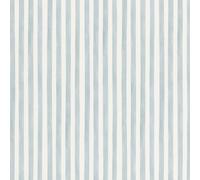 PALE BLUE WHITE STRIPES NON-WOVEN WALLPAPER RASCH 252743