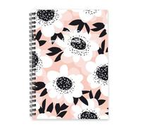 Pale Colour Abstract Floral 2026 Planner A5 To Do List Year Diary 2026 Diary Women Planner Notebook for Homework Week To View Monthly Year with Dotted Line Note Page Slim