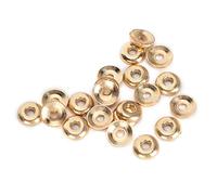 Pale Golden Gold Plated Hoop Earrings - Enhances Pearl Whiteness, Durable All Metal Design, Anti - Wear Electroplated Finish, Versatile Use for Jewelry Making or Fashion, Small S