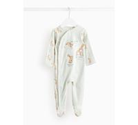 Pale Green Character Print Sleepsuit Up to 3 mths