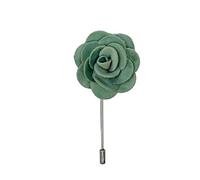 Pale Green Velvet Handmade Flower/Rose Lapel Pin, Blazer, Jacket, Buttonhole, Corsage, Boutonniere,