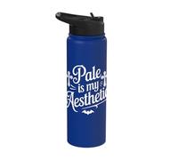 Pale is My Aesthetic! Alt Aesthetic Goth Look Stainless Steel Insulated Water Bottle
