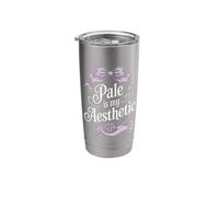 Pale is My Aesthetic Witchy Goth Aesthetic Stainless Steel Insulated Tumbler