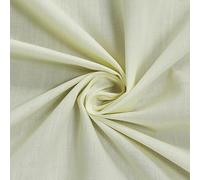 Pale Lemon Plain Polycotton Fabric Material Poly Cotton Dress Craft Material 45" Wide - Pre Cut Sizes 100cm x 114cm (39" x 45")