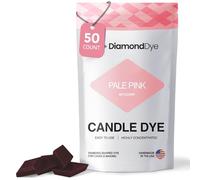 Pale Pink Candle Dye Chips for Soy & Paraffin Wax Candle Making, 50 Pack