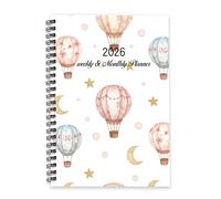 Pale Pink Dots 2026 Journal A5 To Do List Notebook 2026 Agenda Planner Diary Men Planner Diary for Work Week To View Monthly Year with Dotted Line Note Page Slim