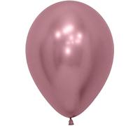 Pale Pink Reflex Latex Helium Air Round Balloons Decorations 12cm 5"