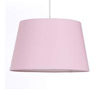 Pale Pink Tapered Drum Shade for Ceiling and Table Lamp 14 Inch Shade