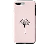 Pale Rose Chic Ginkgo Leaves Gingko Tree Case for iPhone 7 Plus/8 Plus