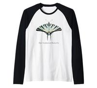 Pale Swallowtail Butterfly Papilio Eurymedon Raglan Baseball Tee