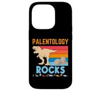 Palentology Rocks Retro Dinosaur Rock Fun Paleontologist Case for iPhone 14 Pro