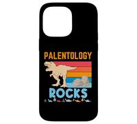 Palentology Rocks Retro Dinosaur Rock Fun Paleontologist Case for iPhone 14 Pro Max