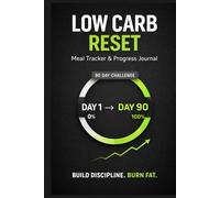 Paleo Atkins Meal Tracker 90 Days Low Carb Nutrition Log Weight Loss Journal: Daily Food Planner Intake Monitoring Water Habit Mood Progress Discipline Transformation Guide