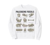 Paleogene Fossils Scientific Paleontology Art Sweatshirt