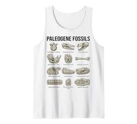 Paleogene Fossils Scientific Paleontology Art Tank Top