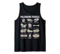 Paleogene Fossils Scientific Paleontology Art Tank Top