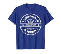 Paleontologist in Training Funny Future Fossilist Dinosaur T-Shirt, Men, Royal Blue, Large