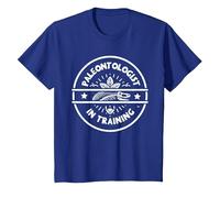 Paleontologist in Training Funny Future Fossilist Dinosaur T-Shirt, Youth, Royal Blue, Medium