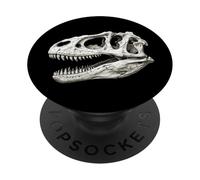 Paleontology Dinosaur Allosaurus Skull Fossil Anatomy PopSockets Adhesive PopGrip