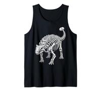Paleontology Dinosaur Ankylosaurus Skeleton Fossil Tank Top