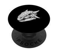 Paleontology Dinosaur Ankylosaurus Skull Fossil Anatomy PopSockets Adhesive PopGrip