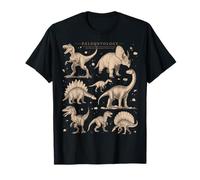 Paleontology Dinosaur Nerdy Science Teacher Vintage Graphic T-Shirt