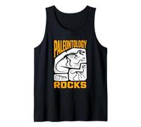 Paleontology Rocks Dinosaur Fossil Skeleton Study Tank Top