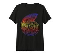 Paleontology Shirt Ammonite Fossil Watercolor Shell Gift Premium T-Shirt
