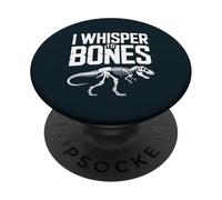 Paleontology T-Rex Dinosaur Bones Fossil Preparer PopSockets Adhesive PopGrip