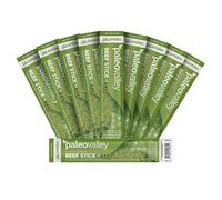 Paleovalley 100% Grass Fed Jalapeno Beef Sticks - Delicious Gluten Free Beef Snack - High Protein, Suitable For Keto