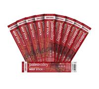 Paleovalley 100% Grass Fed Original Beef Sticks - Delicious Gluten Free Beef Snack - High Protein Keto Friendly