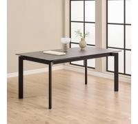 Palermo Extending Dining Table - 6-10 Seater - 180cm-240cm - Black Ceramic