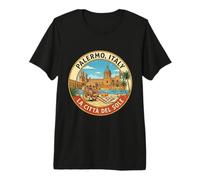 Palermo Italy Travel Souvenir City Gift Premium T-Shirt
