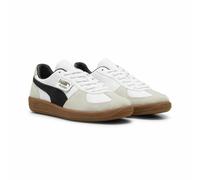 Palermo Leather Trainers White/Black/Grey