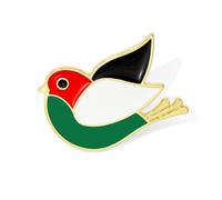 Palestine Bird Lapel Pin, Palestine Flag Pin Palestine Enamel Lapel Pins, Eagle Pin Bird Nati Lapel Palestine Flag Palestine