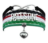 Palestine Bracelet Palestine Bracelet with Heart Pendant Sport Jewelry Commemorative Gift