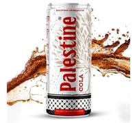 Palestine Cola - Pack of 24 330ml Cans - Fizzy Drinks made with Natural Ingredients - Natural Flavouring with No Added Preservatives - Halal & Vegan - Multi Pack - Liberty for Everyone