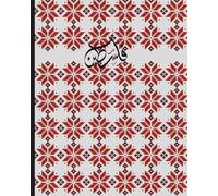 Palestine Embroidery Notebook 8x10: Tatreez Composition Journal 100 pages