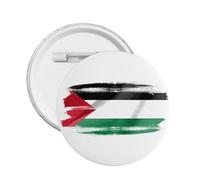 Palestine Flag (3) Pin Support Palestine Pin We Stand With Palestine Badges Button Pins Round 20 Pcs Small