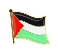 Palestine Flag Brooch Palestinian Flag Coat of Arms Backpack Hat Bag Clothing Patriotic Badge Enamel Pin Metal Badge
