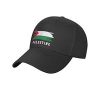 PELNYC Palestine Flag Cool Palestinian Fans Baseball Cap Running Sport Travel Hat Adjustable Patriotic Unisex Caps Black