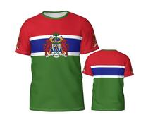 Palestine Flag Emblem 3D Printed Patriotic T Shirt Tees Tops Sport Shirts Multicolor