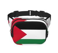Palestine Flag Fanny Pack Belt Bag for Women and Men, Fashionable Waist Pack for Traveling, Hiking