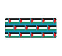 Palestine Flag Gaming Desk Mat, Wide Surface Desk Pad for Keyboard, Mouse and Improved Gaming Stability