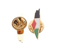 Palestine Flag Lapel Pins,Save Gaza Palestine Flag Brooch,Palestine National Badge Enamel Flag Lapel Pin,Palestine Prayer